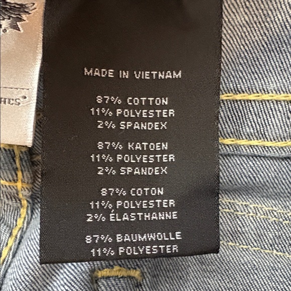 Harley-Davidson Skinny Embellished Low-Rise Wash Jeans 99161-16VW Size 6 - Picture 13 of 16